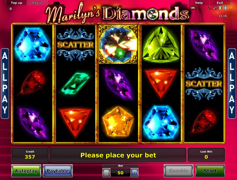 La slot Marilyn's Diamonds